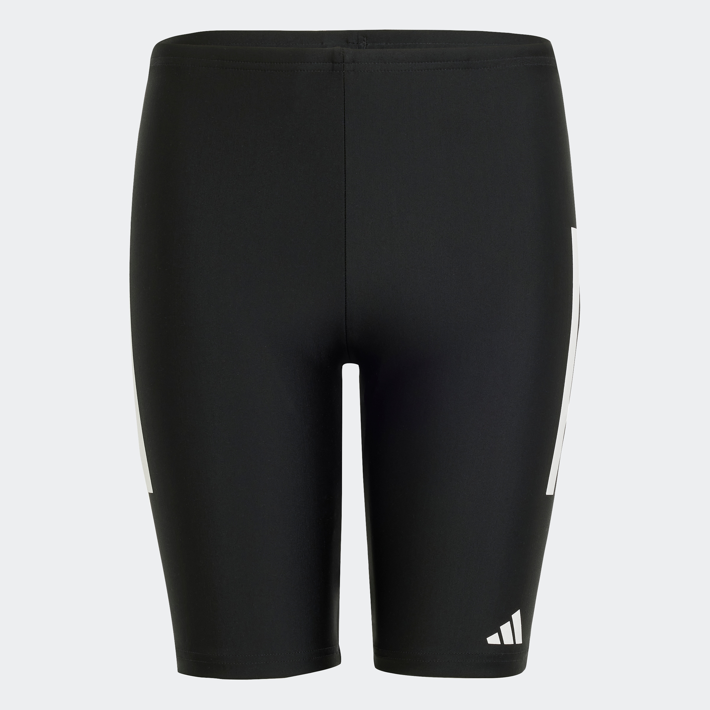 Badehose ADIDAS PERFORMANCE "3S BLD JAM Y", Kinder, Gr. 110, N-Gr, schwarz-weiß (schwarz, weiß), Obermaterial: 78% Polyamid, 22% Elasthan, Badehosen Image