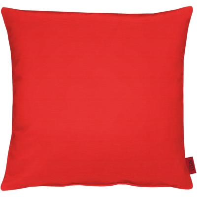 Dekokissen APELT "4362 Rips Uni" Gr. 1, rot (rot, unifarben), B:39cm L:39cm, Mischgewebe, Dekokissen_Sitzkissen_Kissenhüllen, Kissenhülle mit Füllung, 1 Stück Image