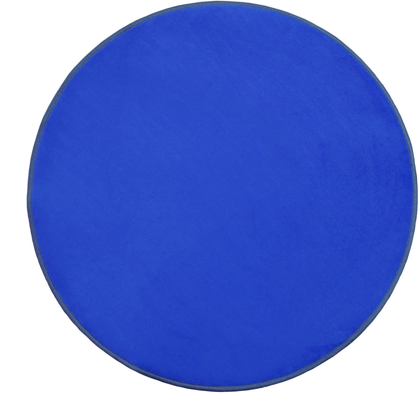 Kinderteppich "SITZKREIS", blau, H:5mm Ø:100cm, Polyamid, PRIMAFLOR-IDEEN IN TEXTIL, Teppiche, Kinderteppich, Spielteppich ideal im Kinderzimmer