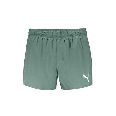 Badeshorts PUMA "PUMA SWIM MEN SHORT SHORTS 1P", Herren, Gr. XXL, N-Gr, grün (dunkelgrün), Web, Obermaterial: 100% Polyester, sportlich, Badehosen, mit Seitentaschen Image
