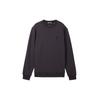 Sweatshirt TOM TAILOR, Jungen, Gr. 128, grau (coal grau), Sweatware, Obermaterial: 100% Baumwolle, unifarben, casual, regular fit normal, Rundhals, Kurzarm Bündchen, Sweatshirts, mit Logo-Badge