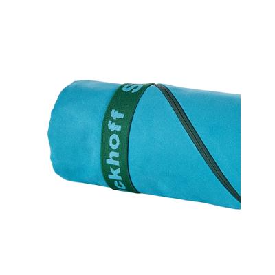 Handtuch DYCKHOFF Gr. 1, blau (blaugrün), B:60cm L:120cm, 90% Polyester, 10% Polyamid, Handtücher (Packung) Image