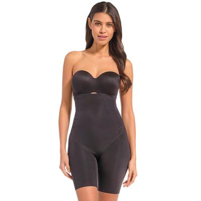 Shapinghose MAGIC BODYFASHION "Dream Shaper Hi-Bermuda", Damen, Gr. XL, schwarz, Microfaser, Obermaterial: 75% Polyamid, 25% Elasthan, körpernah, Unterhosen, Atmungsaktiv und weich: Für höchsten Tragekomfort Image