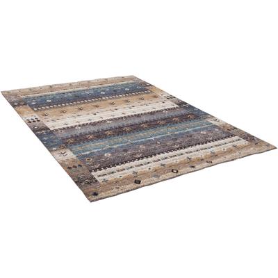 Teppich GINO FALCONE "Francesco 24719", grau, B:50cm H:14mm L:80cm, Kunstfaser, Teppiche, besonders weich durch Microfaser, ideal im Wohnzimmer & Schlafzimmer Image