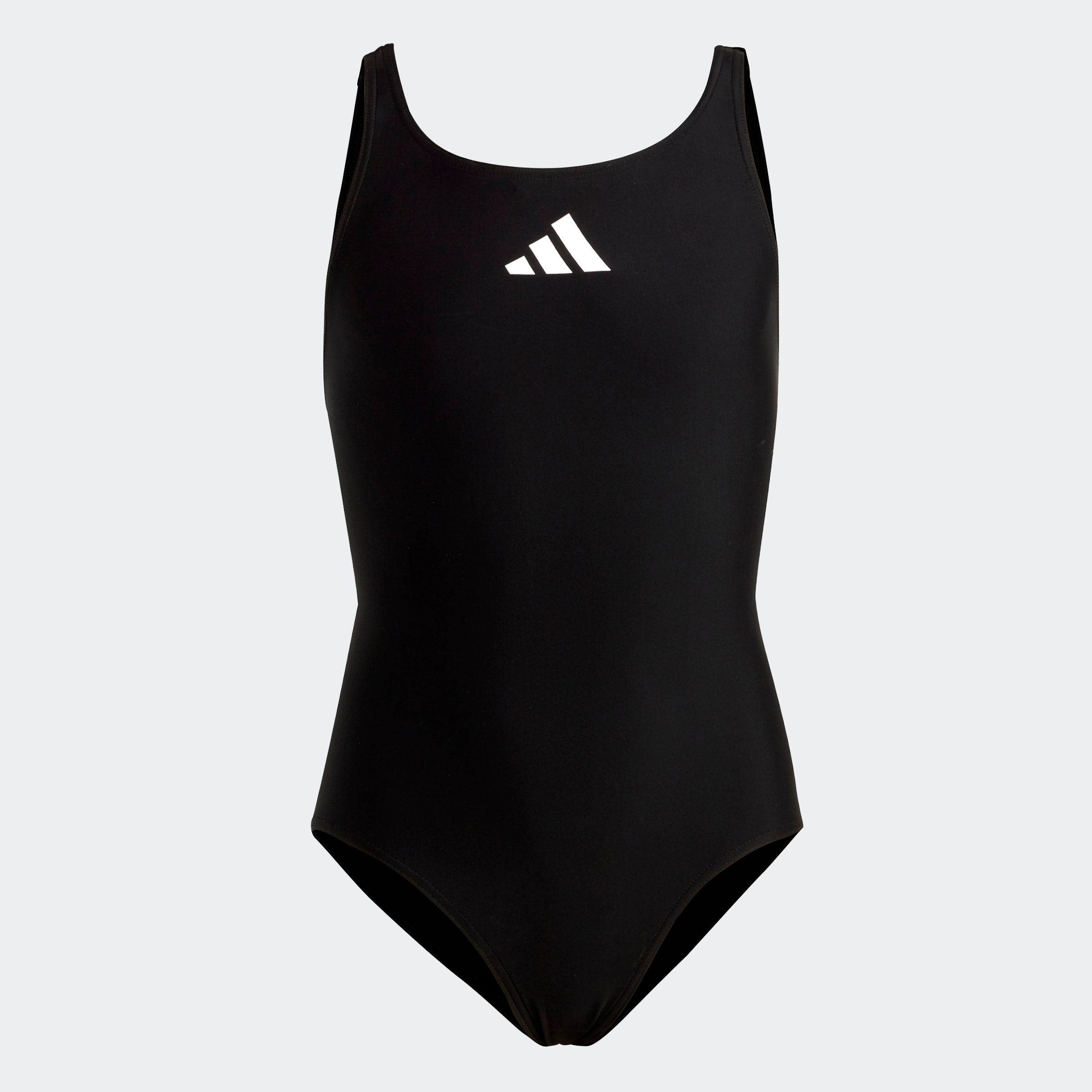 Badeanzug ADIDAS PERFORMANCE "3 BARS SOL ST Y", Kinder, Gr. 164, N-Gr, schwarz-weiß (schwarz, weiß), Obermaterial: 78% Polyamid, 22% Elasthan, Sportlich, Badeanzüge Image