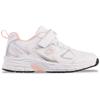 Sneaker LOTTO, Kinder, Gr. 26, rosa (weiß, rose), Synthetik, Kunstfaser, metallic, sportlich, Schuhe, - ohne Schnüren: mit Elastiksenkeln