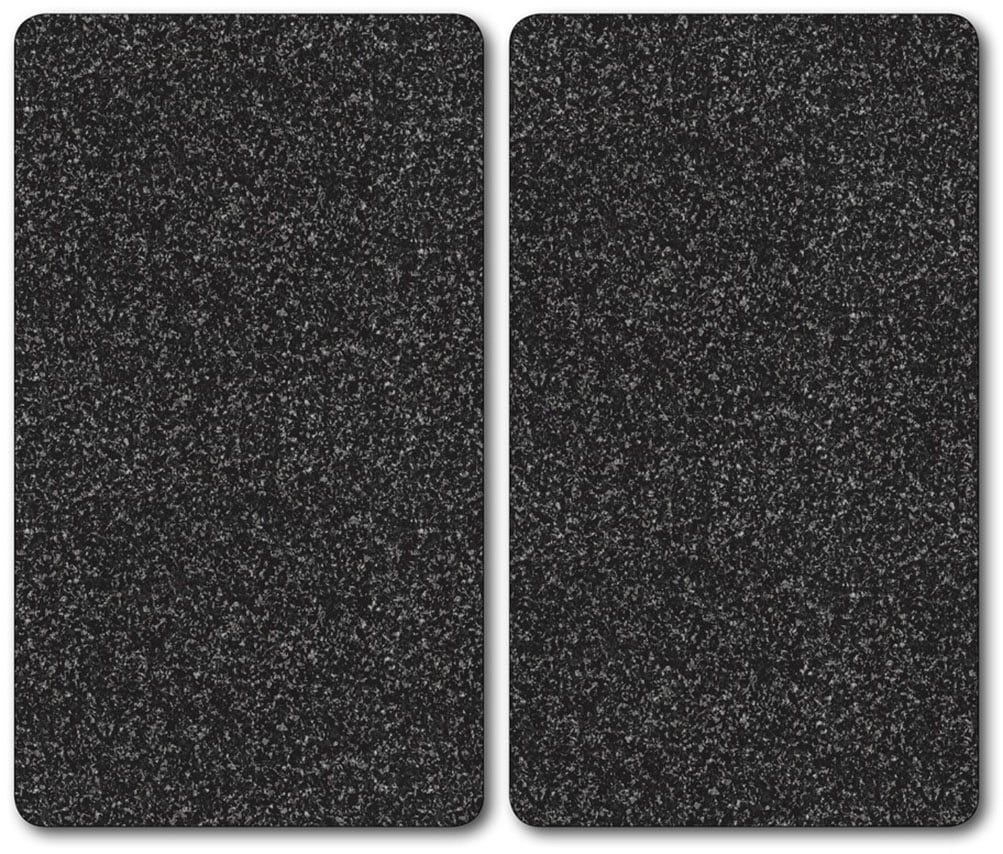 Herdblende-/Abdeckplatte KESPER "Multi-Glasschneideplatte, Granit", grau, B:61cm H:2,5cm T:32cm, Glas, Herdabdeckplatten, Maß der einzelnen Platte ca. 30 x 52 cm