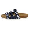 Pantolette LICO "Pantolette Bioline Star", Gr. 34, blau, Synthetik, Schuhe