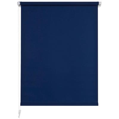 Seitenzugrollo LIEDECO "Klemmfix" Gr. 2, blau, B:80cm H:150cm, Polyester, Rollos, inkl. Klemmträger Image