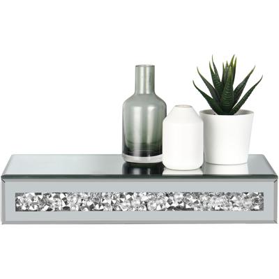 Wandregal MIRRORS AND MORE "Glitty", glitzer, B:30cm H:5,5cm T:15cm, Glas, Regale, Dekoratives Regal Image
