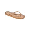 Sandale ROXY "Viva Sparkle", Gr. 8(38), braun (bronze), Obermaterial: 98% Synthetikmaterial, 2% Metall / Futter: 100% Synthetikmaterial / Außensohle: 100% Moosgummi, Schuhe