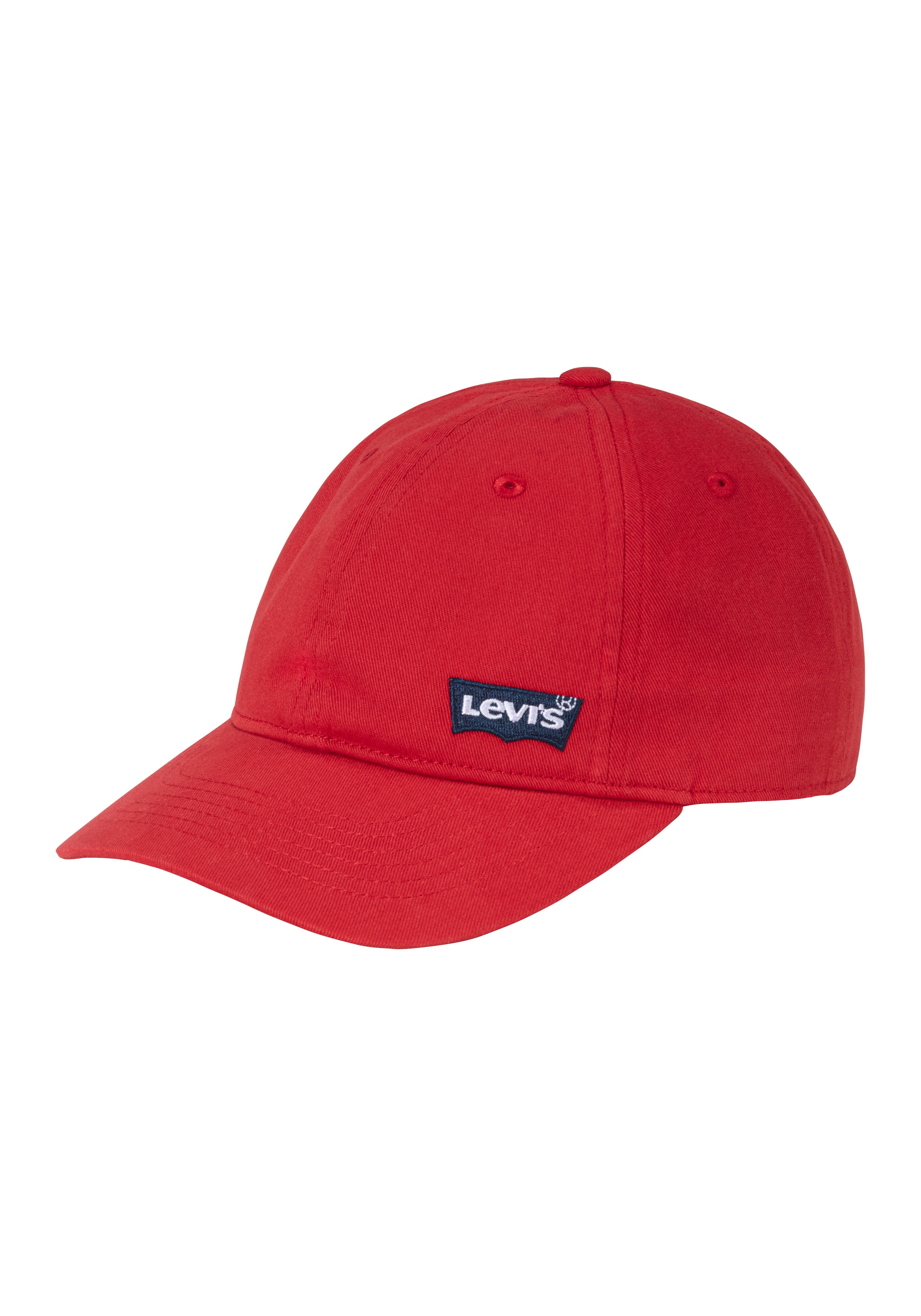 Baseball Cap LEVI'S KIDS "RICHMOND BATWING CURVE BRIM", Baby, Gr. - (110/164), rot (pompeian rot), Baumwolle, Casual, Caps, UNISEX Image