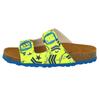 Pantolette LICO "Pantolette Bioline Top", Gr. 34, gelb, Synthetik, Schuhe