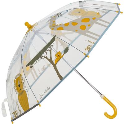 Stockregenschirm STERNTALER "Safari", Kinder, transparent, Regenschirme, für Kinder Image
