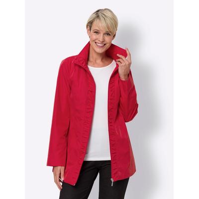 Langjacke CLASSIC BASICS, Damen, Gr. 48, lila (erdbeere), 100% Polyester, unifarben, Langarm, Jacken Image