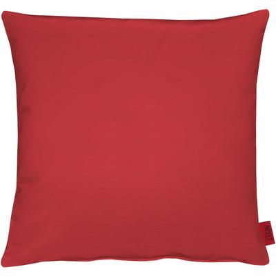 Kissenhülle APELT "4362 Rips Uni" Gr. 1, rot (bordeaux), B:40cm L:40cm, Baumwolle, Polyester, Obermaterial: 60% Polyester, 40% Baumwolle, Kissenbezüge, Kissenhülle ohne Füllung, 1 Stück Image