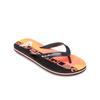 Sandale QUIKSILVER "Molokai Art 25", Gr. 12(45), fiery coral wordblock, Obermaterial: Synthetik / Laufsohle: Moosgummi, Schuhe