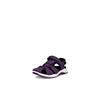 Riemchensandale ECCO "X-TRINSICK", Kinder, Gr. 28, lila, Textil, sportlich, Schuhe, Sommerschuh, Outdoorsandale, Trekkingsandale mit Klettriemchen