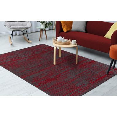 Teppich KAYOOM "Kalevi 100", rot, B:120cm H:8mm L:170cm, Polyester, Teppiche, Flachgewebe Image