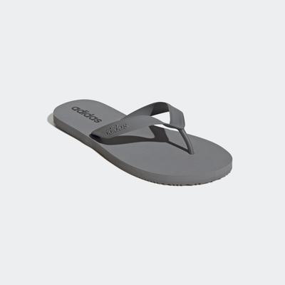 Badesandale ADIDAS SPORTSWEAR "KEITAKI ALPHA ZEHENTRENNER", Gr. 47, grau three, core schwarz, core schwarz, Gummi, sportlich, Schuhe Image