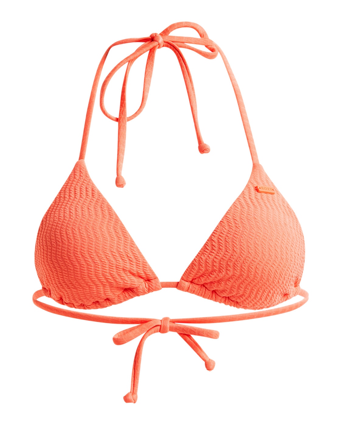 Triangel-Bikini-Top ROXY "Lagos", Damen, Gr. XL, Cup B, orange, Obermaterial: 92% Microfaser, 8% Elasthan;, Bikini-Oberteile