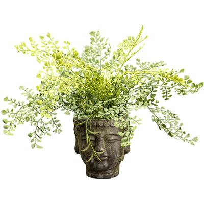 Kunstpflanze CREATIV GREEN "Adianthumbusch", grün, H:35cm, Kunstpflanzen, im außergewöhnlichen Gefäß Image
