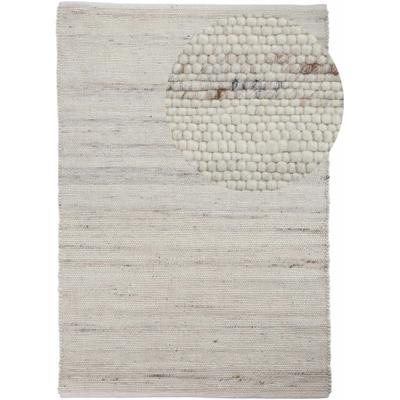 Wollteppich MY HOME "Passau Handwebteppich", beige (creme), B:60cm H:10mm L:90cm, Wolle, Jute, Teppiche, Naturfaser, Wolle, handgewebter Wendeteppich, Schlafzimmer, Wohnzimmer Image