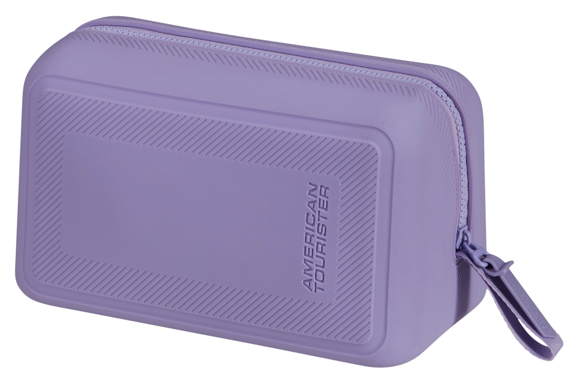 Kosmetiktasche AMERICAN TOURISTER "URBAN GROOVE", Gr. B/H/T: 13cm x 15cm x 25cm, lila (lavender), Silikon, Taschen, Kulturbeutel Kulturtasche Toiletry Bag Wash Bag Image