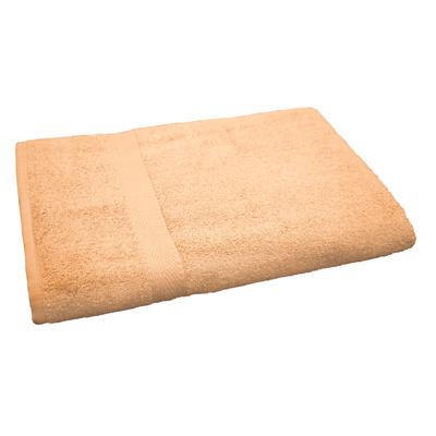 Duschtuch DYCKHOFF "Opal", rot (melone), B:70cm L:140cm, Frottier, Frottier, Handtücher (Packung), mit formstabiler Borte Image