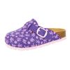Pantolette LICO "Pantolette Bioline Clog Kids", Gr. 31, lila, Synthetik, Schuhe