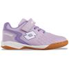 Hallenschuh LOTTO, Kinder, Gr. 32, lila, violet, Synthetik, mehrfarbig, sportlich, Schuhe, - auch für den Hallensport