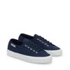 Sneaker SUPERGA "3750 LEGGERA", Gr. 42, blau (navy), sportlich, Schuhe
