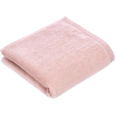 Handtuch VOSSEN "Detox Time", rosa (pearl skin), B:50cm L:100cm, Waffelpiquu00e9, Baumwolle, Handtücher (Packung), Waffelpiqué Bordüren Image