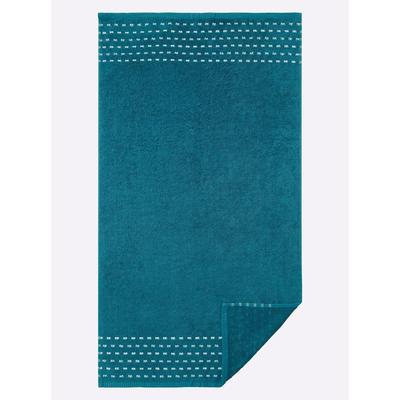 Handtuch WÄSCHEPUR Gr. 1, bunt (aquapetrol), B:50cm L:100cm, 100% Baumwolle, Handtücher (Packung) Image