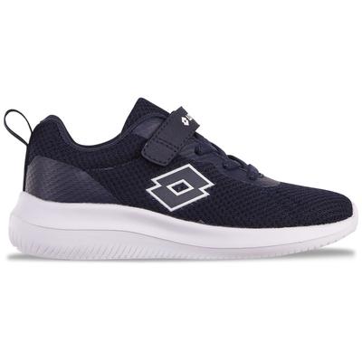 Sneaker LOTTO, Kinder, Gr. 30, blau (navy, weiß), Synthetik, Kunstfaser, unifarben, sportlich, Schuhe, - extra leicht & bequem Image