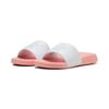Badesandale PUMA "POPCAT 20 JR", Gr. 38, puma weiß, peaceful blau, pink fruit, unifarben, sportlich, Schuhe