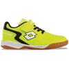 Hallenschuh LOTTO, Kinder, Gr. 27, gelb (fr.gelb, schwarz), Synthetik, mehrfarbig, sportlich, Schuhe, - auch für den Hallensport