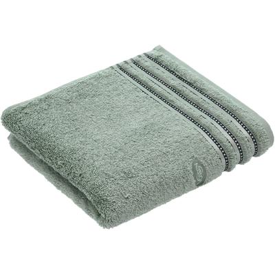 Seiftuch VOSSEN "Cult Deluxe", grün (soft grün), B:30cm L:30cm, Walkfrottee, Handtücher (Packung), Waschlappen im Set, mit Glanzbordüre, VEGAN Image
