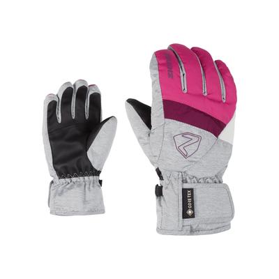 Skihandschuhe ZIENER "LEIF GTX", Kinder, Gr. 7, pink, Kunstfaser, Handschuhe Image