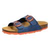 Pantolette LICO "Pantolette Bioline Kids", Gr. 32, blau, Synthetik, Schuhe