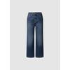 Gerade Jeans PEPE JEANS "STRAIGHT JEANS UHW", Damen, Gr. 30, Länge 32, used tiefblau, Denim/Jeans, Obermaterial: 100% Baumwolle, casual, straight fit knöchellang, Jeans, mit hohem Bund