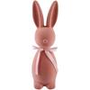 Dekofigur AM DESIGN "Osterhase mit samtiger Flockstruktur", rosa, B:8,5cm H:30cm, Dekofiguren, Osterdeko, in verschiedene Größen und Farben