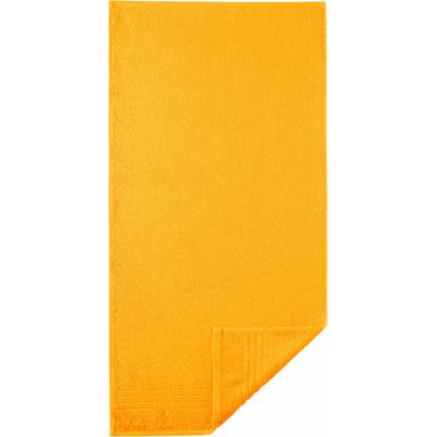 Handtuch EGERIA "Madison", gelb, B:50cm L:100cm, Walkfrottee, Obermaterial: 100% Baumwolle, Handtücher (Packung), Uni-Programm mit Streifenbordüre, reine Baumwolle Image