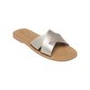 Sandale ROXY "Andreya", Gr. 9(40), beige (champagne), Obermaterial: 100% synthetisches PU / Futter: N/A / Außensohle: 100% TPR, Schuhe