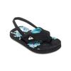 Sandale QUIKSILVER "Molokai Layback", Gr. 20, schwarz backyards, Obermaterial: Synthetikmaterial / Futter: Textil / Außensohle: EVA-Gummi, Schuhe