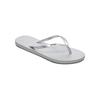 Sandale ROXY "Viva Iv", Gr. 8,5(39), silber (metallic silber), Obermaterial: 98% Synthetik / 2% Metall, Futter: 100% Synthetik, Laufsohle: 100% geschäumtes Gummi, Schuhe
