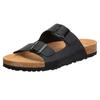 Pantolette LICO "Pantolette Alvaro", Gr. 40, schwarz, Leder, Schuhe Pantolette
