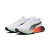Trainingsschuh PUMA "PWR Hybrid Trainingsschuhe Erwachsene", Gr. 43, weiß glowing rot ruby shimmer mint melt, Obermaterial: Textil, Synthetik; Futter: Textil; Innensohle: Textil; Laufsohle: Gummi, Schuhe