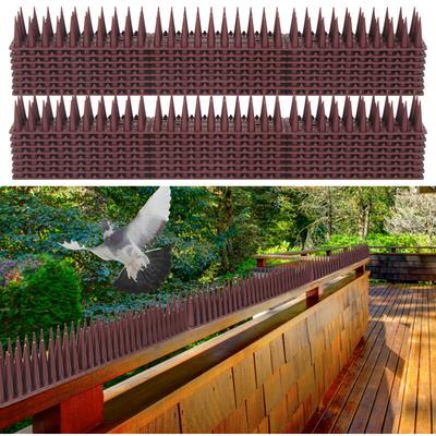 48x Taubenspikes Vogelabwehr Taubenabwehr Spatzen Vogelschreck Dachfirsthalter - Swanew Image