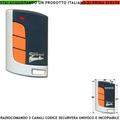 Securvera - Radiocomando Cancello 3 Canali Frequenza 433,92 MHz Potenza 1 mW Portata Libera 60/100